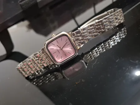 ساعت مچی عقربه ای زنانه مدل کلاسیک مینیمال بند استیل کد ۳