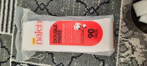 تجریه خرید پد پاک کننده آرایش صورت ناژه مدل Double Press بسته 90 عددی