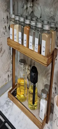 استند جا ادویه ای مدل چوبی