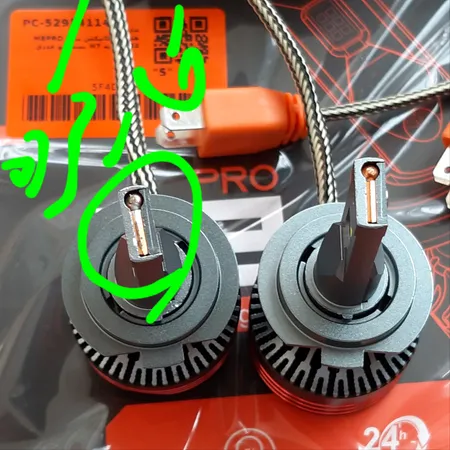 هدلایت کانپکس مدل M8PRO 2024 پایه H7 بسته دو عددی