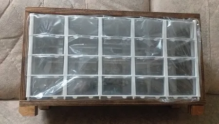 استند جا ادویه ای مدل چوبی 20 کشو