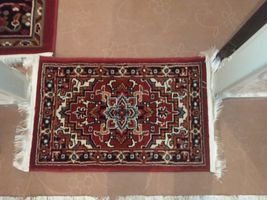 گبه ماشینی سهند کد FS65.BJ طرح هریس زمینه قرمز
