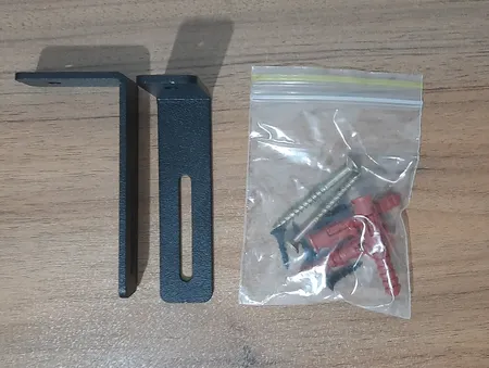 پایه نگهدارنده طبقه دیواری مدل SL11 بسته دو عددی