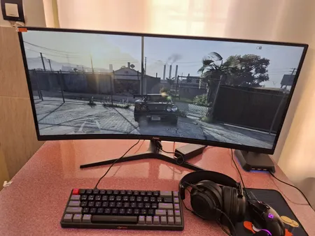 مانیتور خمیده گیمینگ 34 اینچ فاطر مدل C34-165B1 34 inch Curve