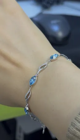 دستبند نقره زنانه کوبیک مدل QB-5605