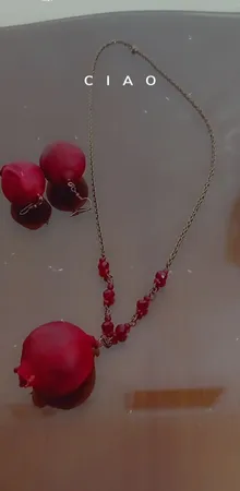 نیم ست شهر شیک مدل S634 انار طبیعی