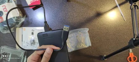 هارد اکسترنال وسترن دیجیتال مدل Elements ظرفیت یک ترابایت دارای رابط USB Type-A 3.0