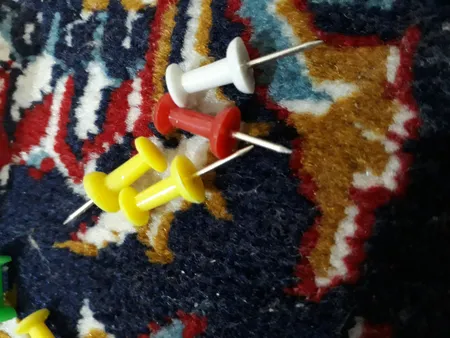 سوزن نقشه کد 01 بسته 50 عددی