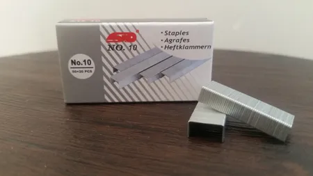 سوزن منگنه اس تی دی کد4 سایز 10 بسته 1000 عددی