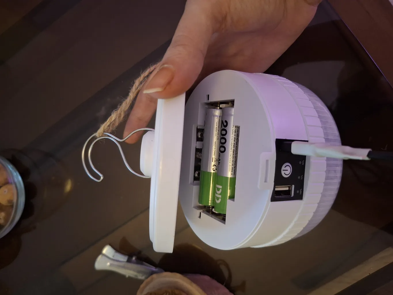 چراغ آویز چادر مدل  7823