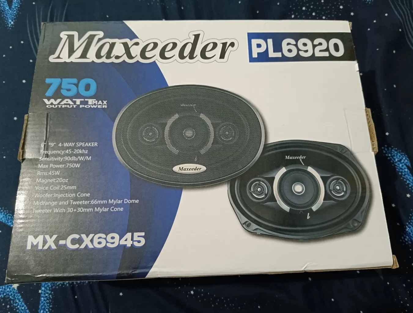 اسپیکر خودرو مکسیدر مدل PL-6920 بسته دو عددی