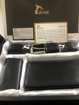 ست هدیه مردانه چرم بارز مدل DS1.nw
