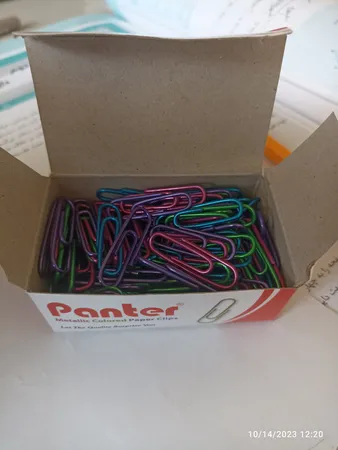 گیره کاغذ پنتر مدل متالیک سایز 28 میلی متر