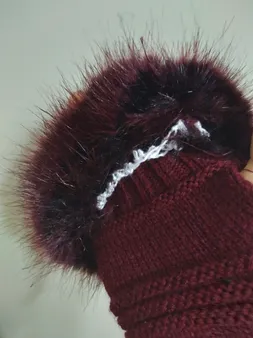 دستکش بافتنی زنانه مدل LUXE _ 03