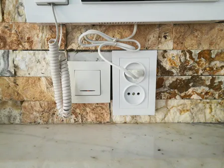 پریز برق دوقلو خیام الکتریک مدل KH8055