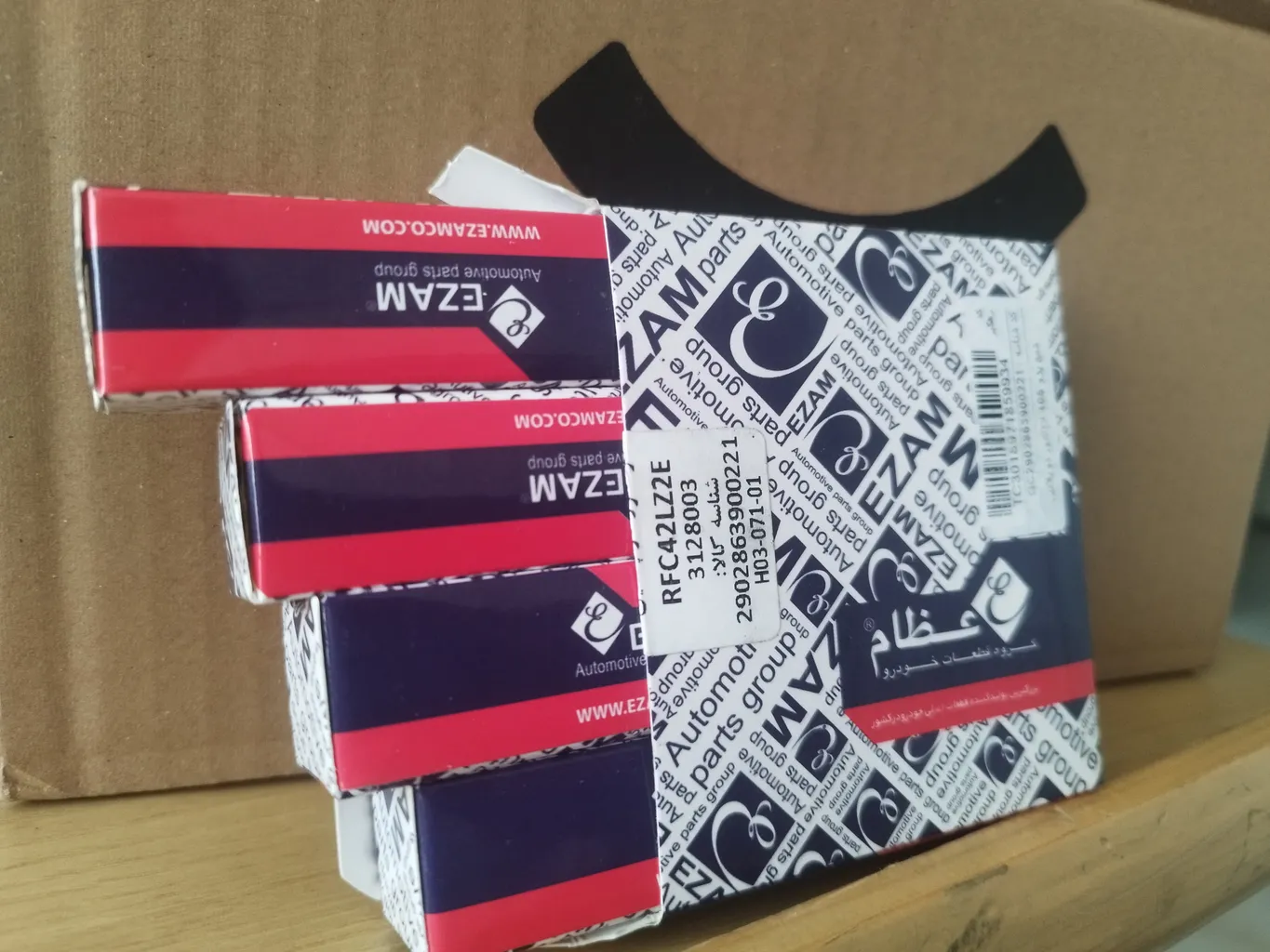 شمع موتور عظام مدل دو پلاتین کد 006 مناسب برای پژو 405 بسته 4 عددی