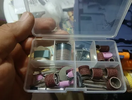 فرز انگشتی دیمردار 3.2 میلیمتری 130 وات رابین مدل 3110_130W مجموعه 110 عددی