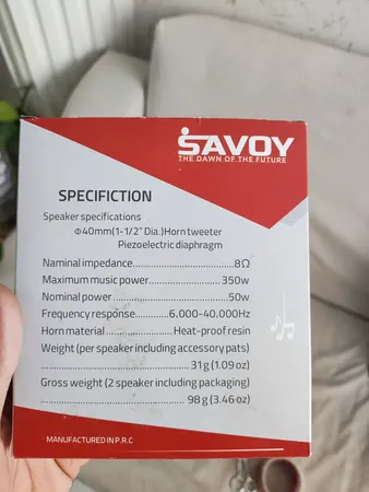 توییتر خودرو ساووی مدل SV-350 بسته 2 عددی