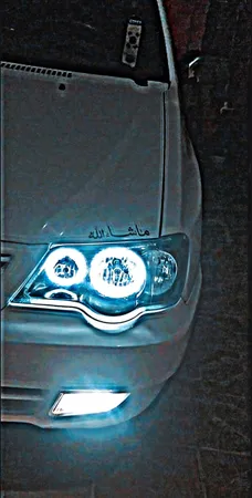 حلقه نئون چراغ مدل pri132w  مناسب برای پراید 132مجموعه چهار عددی