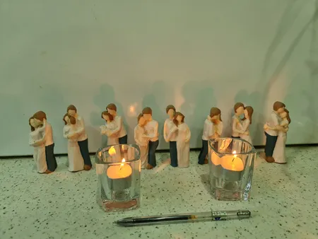 جاشمعی مدل glasig بسته 6 عددی