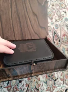 تجریه خرید کیف پول چرمینه اسپرت طرح لیورپول کد 6005