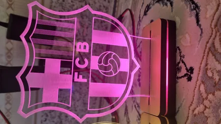 چراغ خواب طرح تیم بارسلونا کد 1065