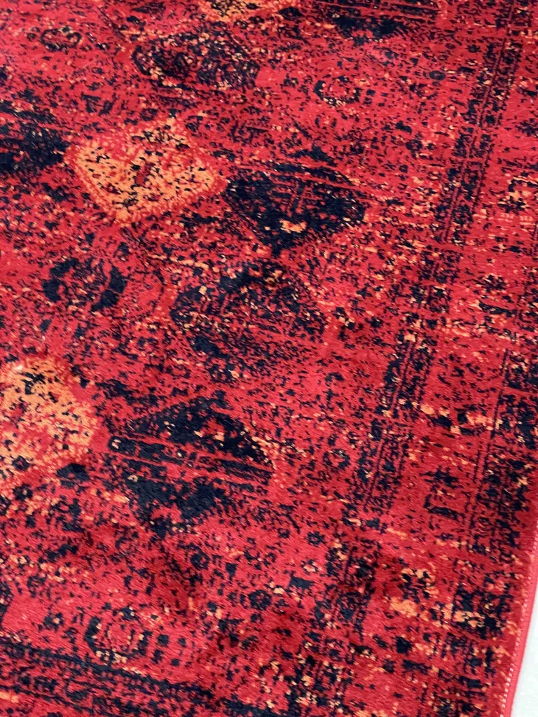 فرش ماشینی دنیای فرش مدل رزیتا سنتی کد 1508