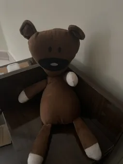 عروسک طرح خرس مستربین مدل تدی کد JIMI110 ارتفاع 31 سانتی‌ متر