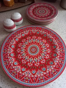 سرویس پذیرایی 9 پارچه مقصود مدل ترنج ورژن 2