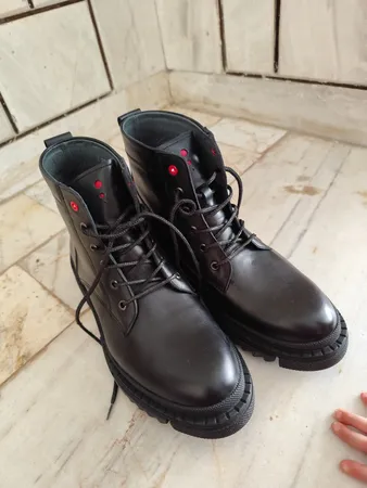 نیم بوت زنانه چرم مشهد مدل j2517