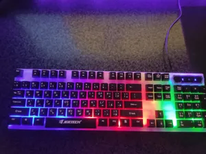 تجریه خرید کیبورد گیمینگ جرتک مدل K358، سوئیچ ممبران، Full-Size، نورپردازی بک لایت