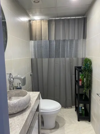 پرده حمام مدل 85 سایز 180x200 سانتی متر