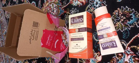 کرم ضد آفتاب رنگی الارو SPF25 سری Fundation Effect مناسب انواع پوست تحت لیسانس حجم 40 میلی‌لیتر