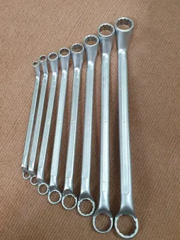 مجموعه 8 عددی آچار دوسر رینگی آتا مدل MX800