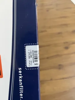 فیلتر هوا خودرو سرکان مدل 1408 مناسب برای سراتو