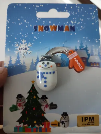 فلش مموری ایکس-انرژی مدل snowman ظرفیت 64 گیگابایت