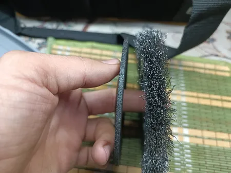 فرچه سیمی تخت افشان مدل مینی فرز 125mm