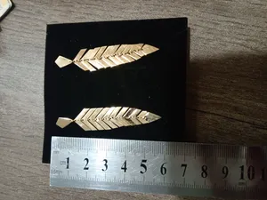 تجریه خرید گوشواره طلا 18 عیار زنانه سهی مدل گندم کد SE07