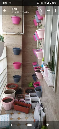 گلدان دیواری شهرآذین مدل 9025