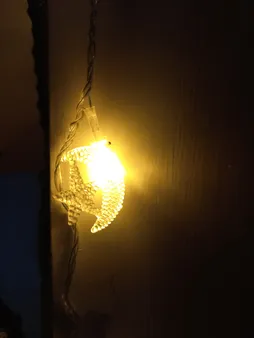 ریسه ال ای دی طرح ماه و ستاره طول 3 متر