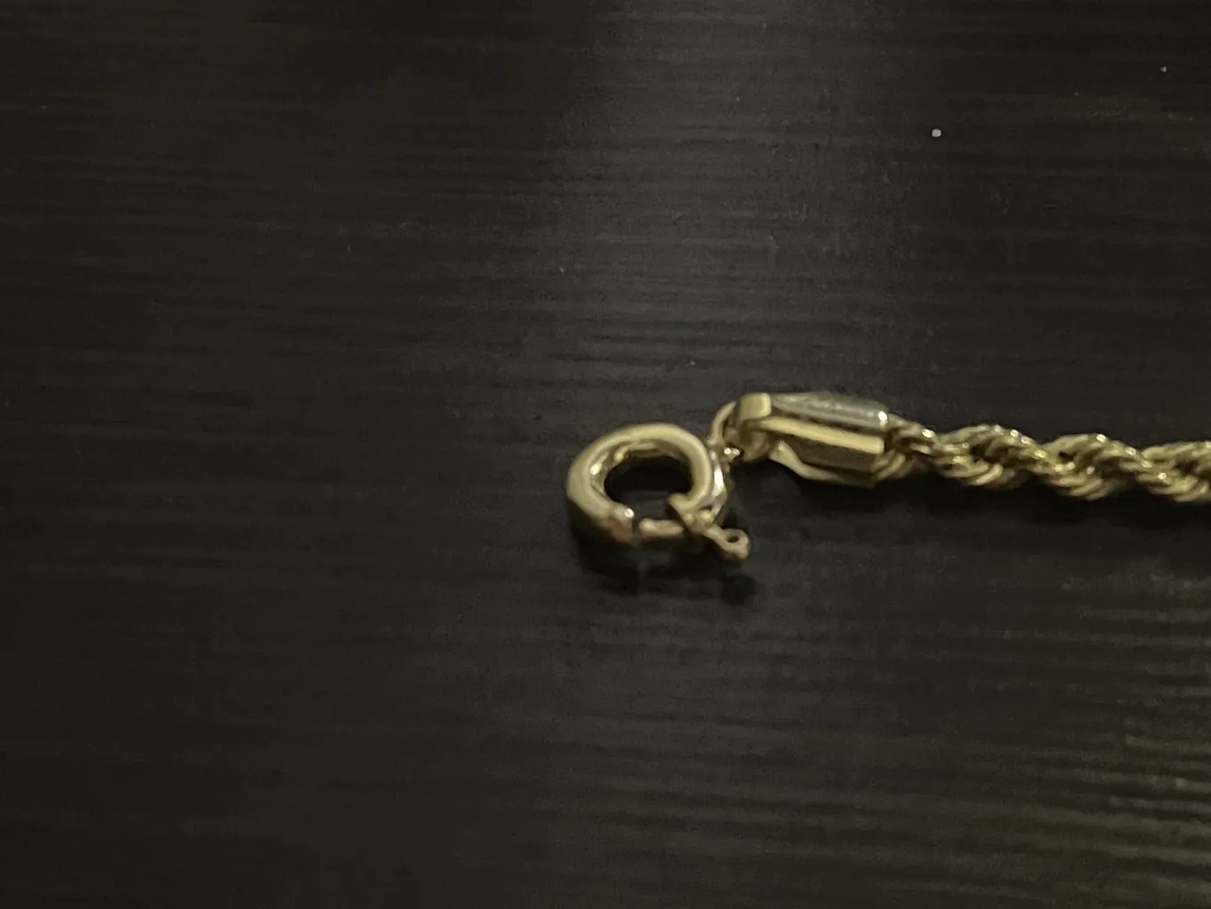 دستبند طلا 18 عیار زنانه گالری رحمانی مدل طنابی 03