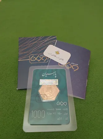 سکه گرمی 18 عیار پارسیان طلا و جواهر ویانا مدل 1000
