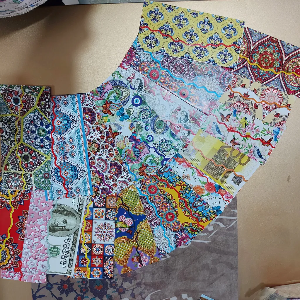 پاکت پول مدل Ben100 مجموعه 100 عددی