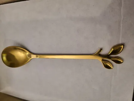 قاشق چای خوری مدل برگ کد 502 بسته 6 عددی