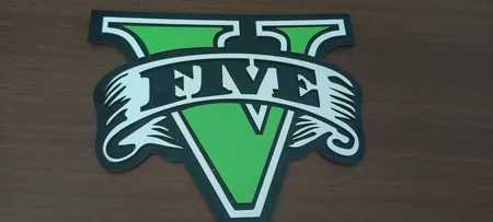 دیوارکوب مدل گیمینگ جی تی ای وی GTA V