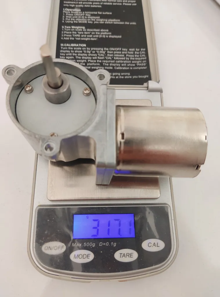 موتور گجت مدل موتور گیربکس دار حلزونی 12 ولت 100 دور