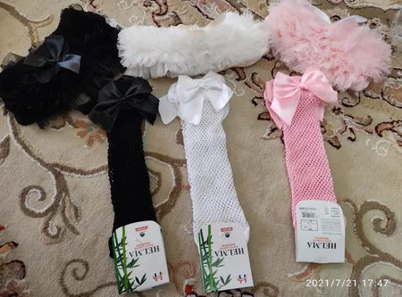 جوراب نوزادی مدل زنبوری رنگ صورتی