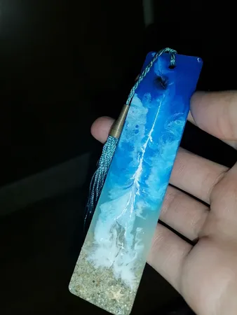 بسته کار با رزین اپوکسی فیلو باکس مدل بوکمارک اقیانوس مجموعه 30 عددی