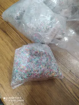 شن تزیینی مدل sh26 وزن 200 گرم بسته 6 عددی