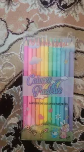 تجریه خرید مداد رنگی 12 رنگ مدل پاستیلی